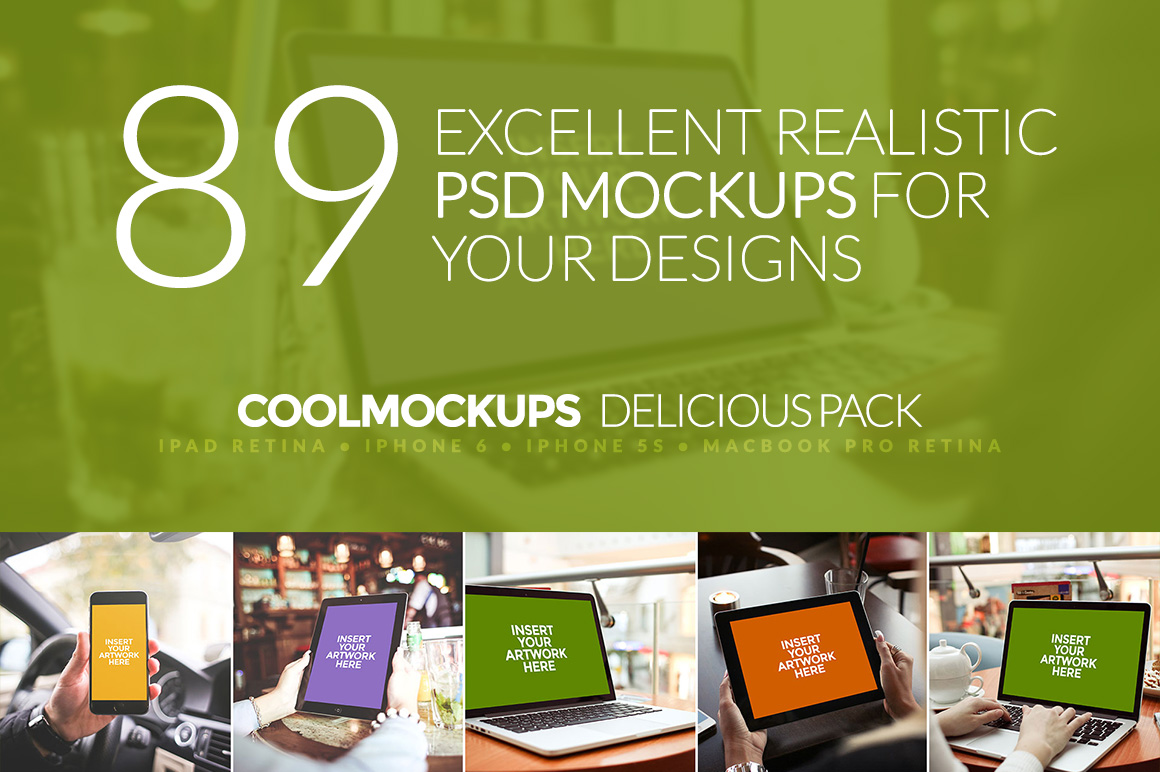 COOLMOCKUPS Delicious Pack