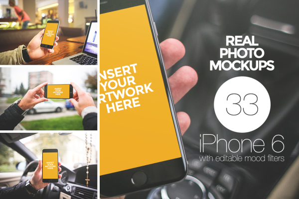 33 Exclusive iPhone 6 Photo Mockups
